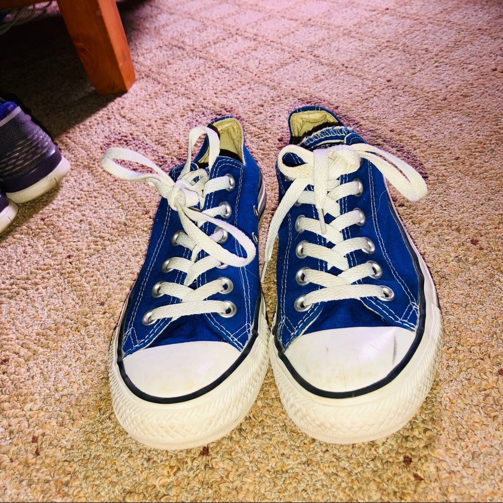 Royal Blue LowTop Converse